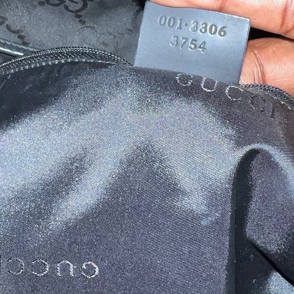 π₯π₯πππ«VINTAGE GUCCI JACKIE KENNEDY Bag Black Canvas/Leather ππππ - Picture 15 of 16